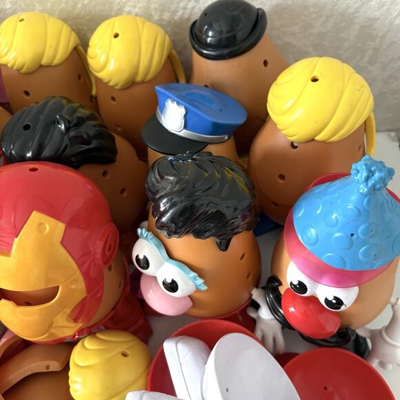 HUGE MR MRS POTATO HEAD Toy Lot 12.4# 20 Potatos Plus Parts Play School Daycare - Picture 4 of 9